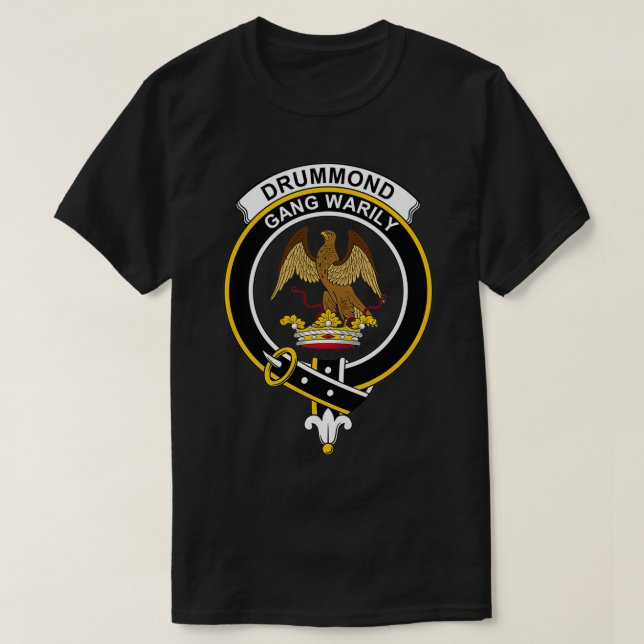 Drummond Wappen Tartan Clan Scottish Clan 1 T-Shirt (Design vorne)