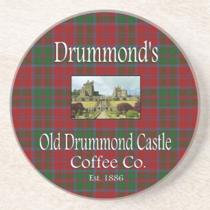 Drummonds altes Drummond Schloss Coffee Co. Unters Getränkeuntersetzer