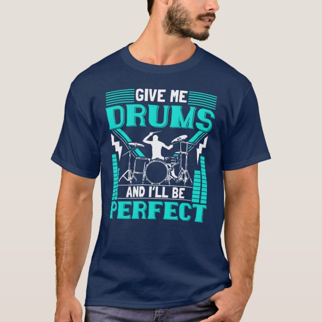 Drums Band Drum Gift Idea family T-Shirt (Vorderseite)