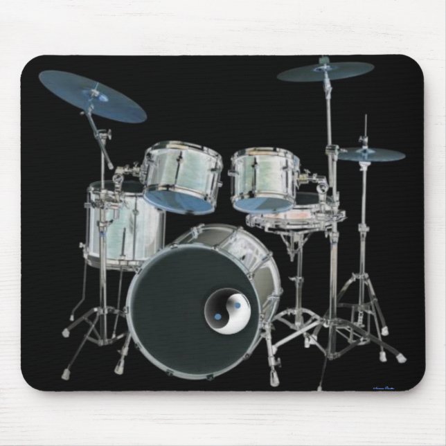 Drums & Yin-Yang Mousepad (Vorne)