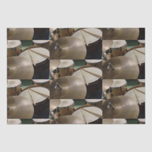 Drumset-Ballen und Stöcke Seidenpapier