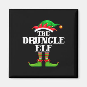 Druncle Elf Matching Family Group Weihnachtsfeiert Magnet