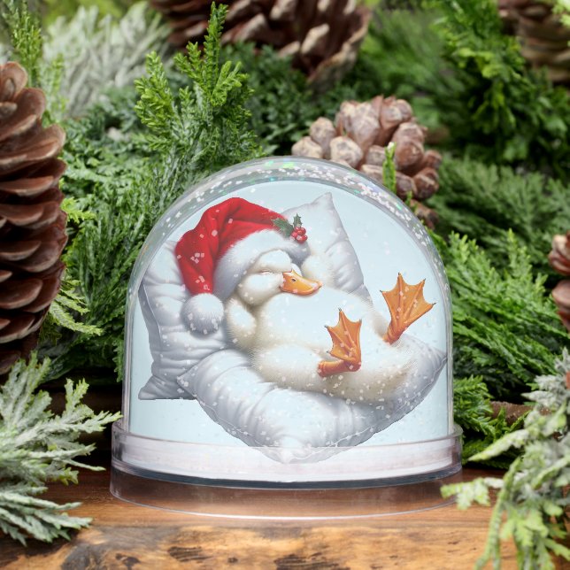 Drunk Duck Christmas Snow Globe Schneekugeln (Winter)