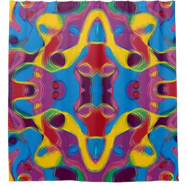 Drunk on Candy Duschvorhang (Vorderseite)