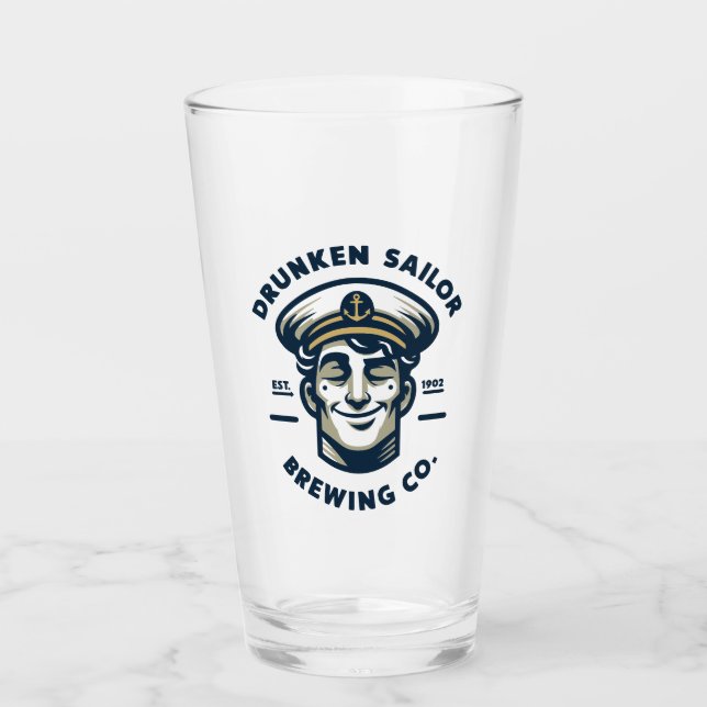 Drunken Sailor Brewing Co. Glas (Vorderseite)