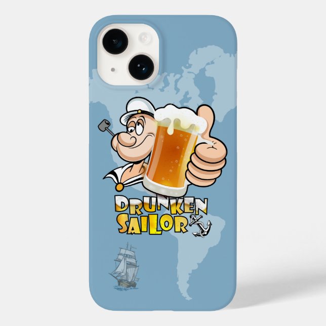 Drunken Sailor | Case-Mate iPhone 14 Hülle (Rückseite)
