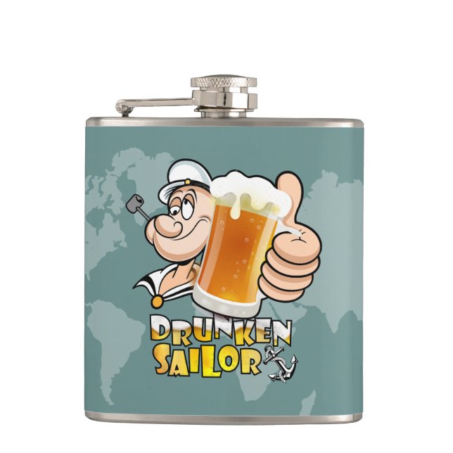 Drunken Sailor | Flachmann (Vorderseite)