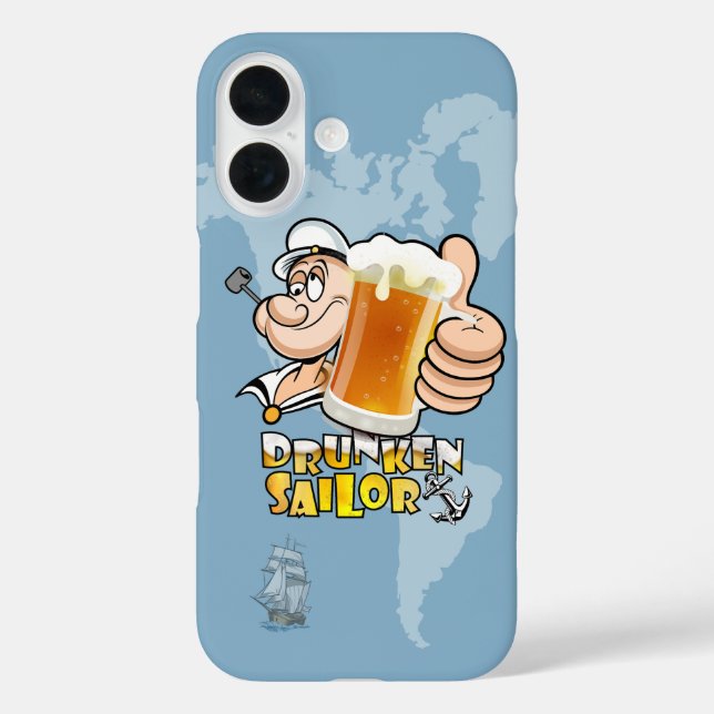 Drunken Sailor | iPhone 16 Hülle (Rückseite)