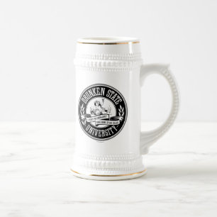 Drunken Staat University Beer Stein Bierglas