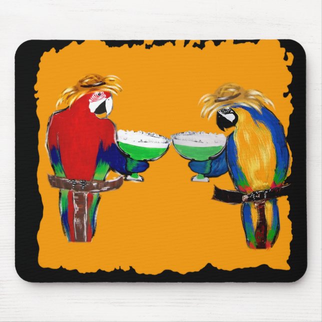 Drunkin Parrots Mousepad (Vorne)