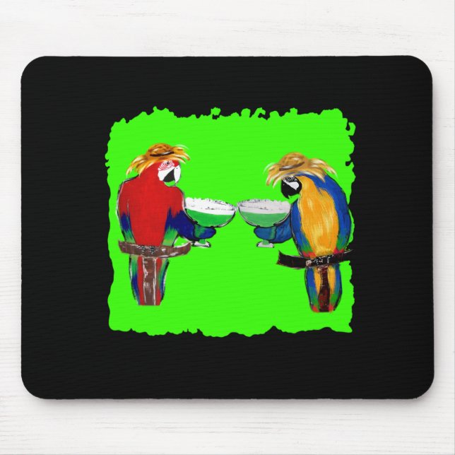 Drunkin Parrots Mousepad (Vorne)