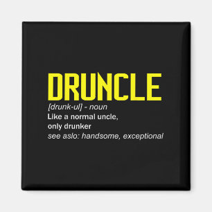 Drunkle Definition Welten Bester Onkel je Funny Dr Magnet