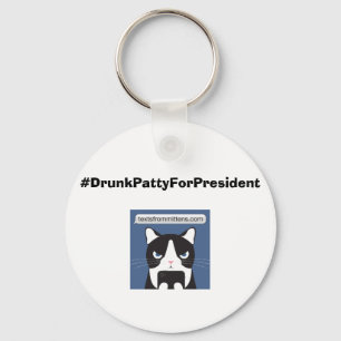 #DrunkPattyForPresident grundlegender Schlüsselanhänger