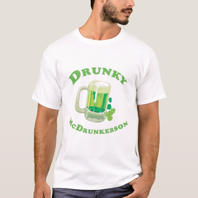 DRUNKY MCDRUNKERSON T - Shirt (Vorderseite)