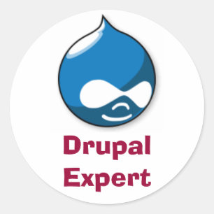 Drupal Expert Runder Aufkleber
