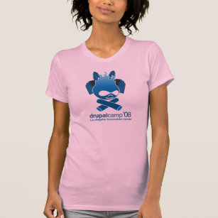 Drupal Lager LA 2008 Flammen-Shirt (Frauen) T-Shirt