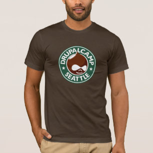 Drupal Lager Seattle - dunkles Brown T-Shirt