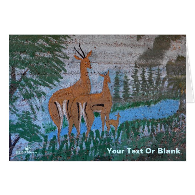 Druze Street Art - Gazelle (Vorderseite (Horizontal))