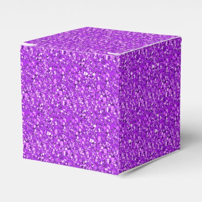 Druzy Kristall - Amethyst lila Geschenkschachtel (Vorderseite)