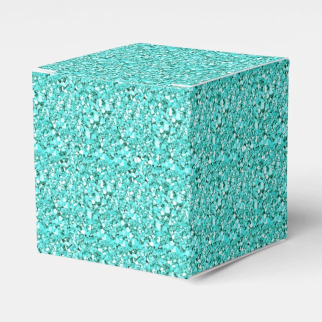 Druzy Kristall - Aquamarine Geschenkschachtel (Vorderseite)