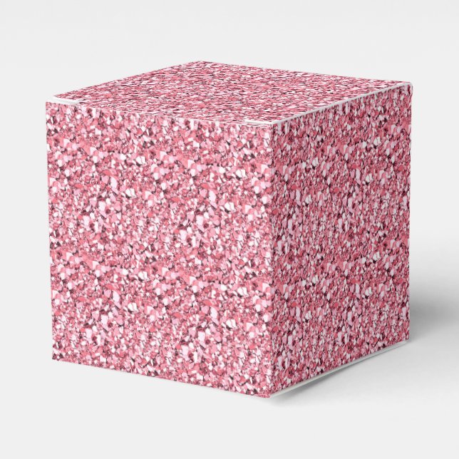 Druzy Kristall - Rose Quarz pink Geschenkschachtel (Vorderseite)