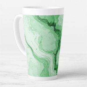 Druzy-Wald-Grün-Achat-Optik Milchtasse