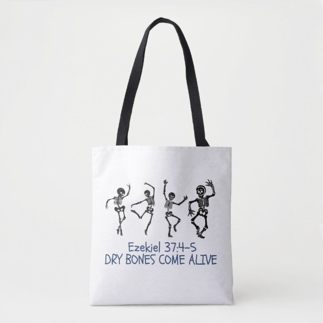 Dry Bones Come Alive Funny Christlich Halloween Tasche (Vorderseite)