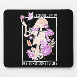 Dry Bones kommen zum Leben Christliche Bibel Verse Mousepad