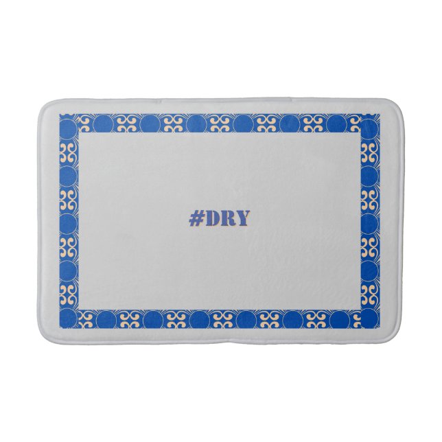 Dry Border Design Bathmat Badematte (Vorderseite)