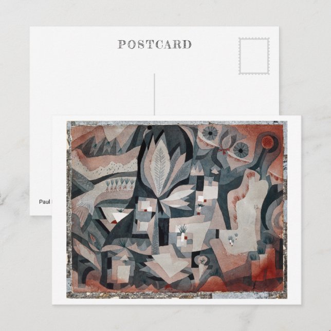 Dry Cooler Garden | Paul Klee | Postkarte (Vorne/Hinten)