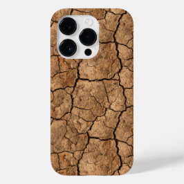 Dry Cracked Earth Texture iPhone Case