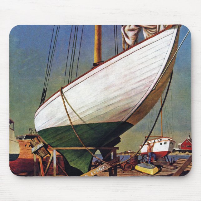Dry Dock von John Atherton Mousepad (Vorne)