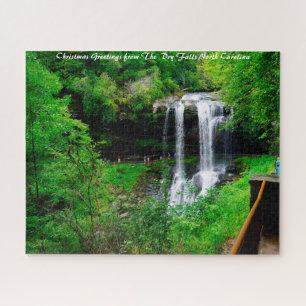 Dry Falls North Carolina.Frohe Weihnachten