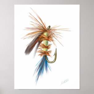 Dry Fly Print Poster