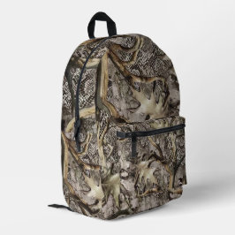 Dry Leaves Camo for Hunters Bedruckter Rucksack