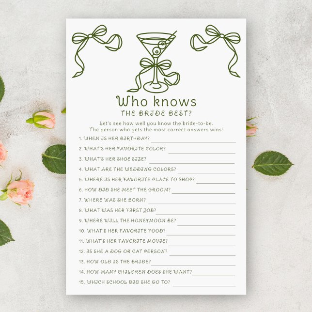 Dry Martini Wer die Braut am besten kennt (Von Creator hochgeladen)