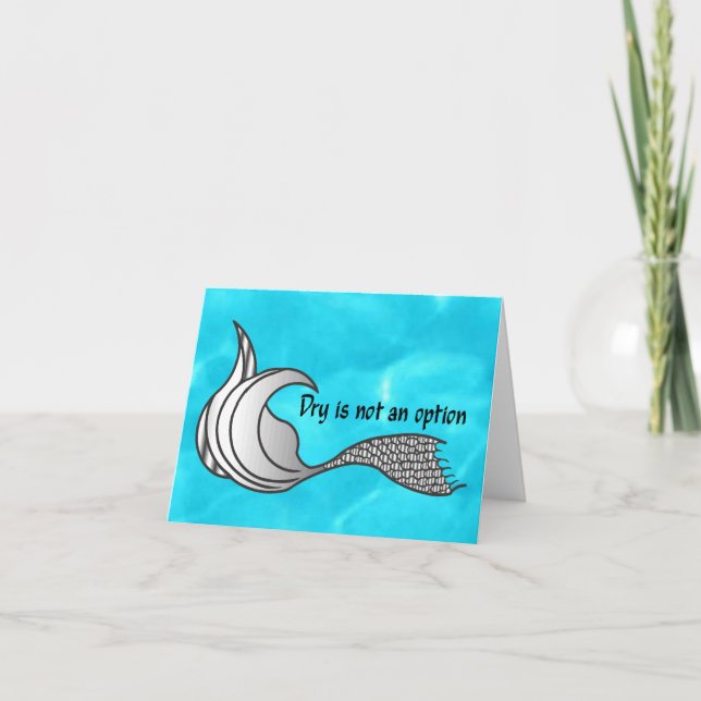 Dry n'est pas une carte de note Option (Devant)