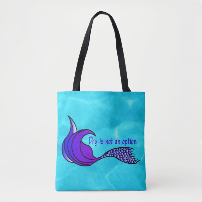 Dry n'est pas une option violet mermaid sac fourre (Devant)