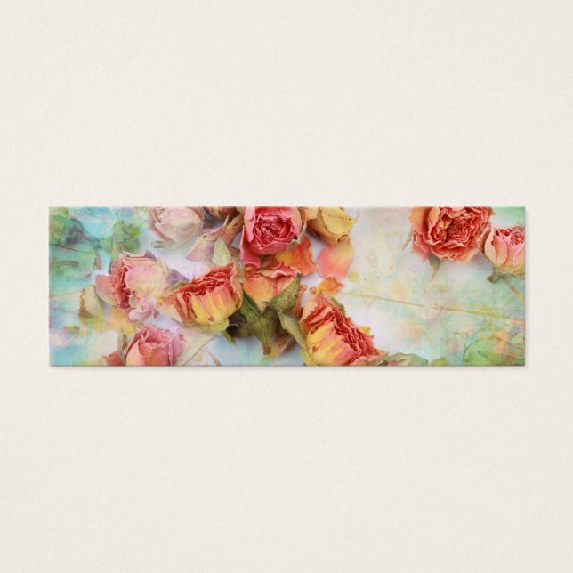 Dry Rose auf grün Vintag (Vorderseite)