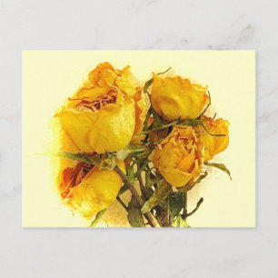 Dry Rose Postkarte