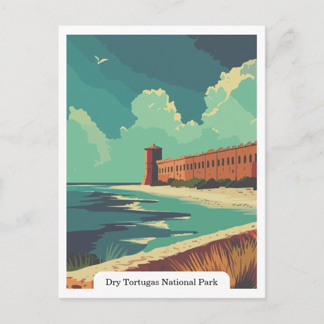 Dry Tortugas National Park, Florida, USA Postkarte (Vorderseite)