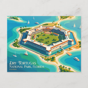 Dry Tortugas National Park, Florida, USA USA Postkarte