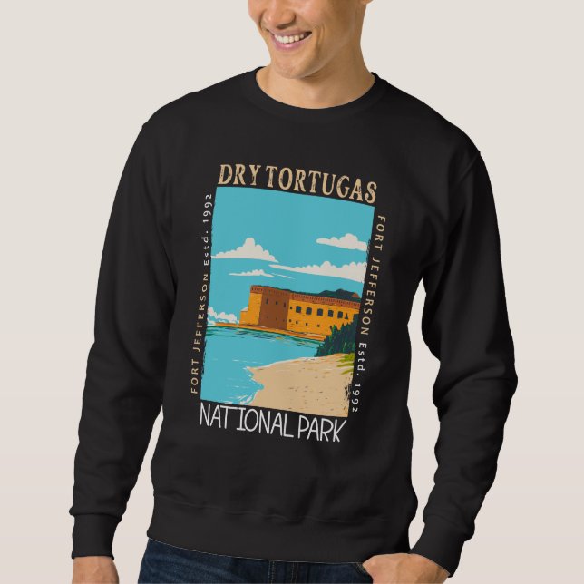 Dry Tortugas Nationalpark Florida Fort Jefferson Sweatshirt (Vorderseite)
