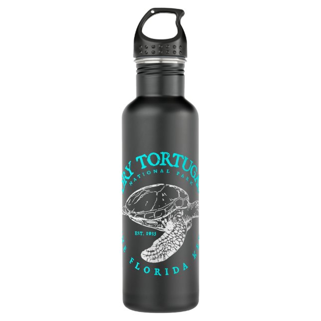 Dry Tortugas Nationalpark Florida Keys Scuba Divi Edelstahlflasche (Vorderseite)