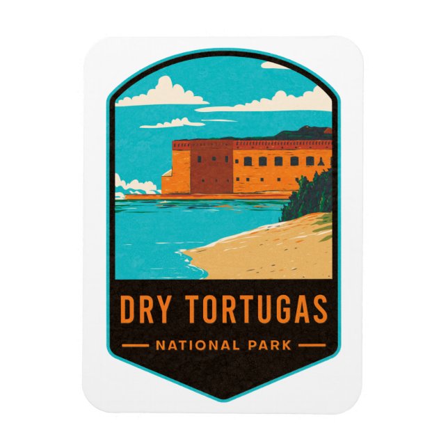 Dry Tortugas Nationalpark Magnet (Vertikal)