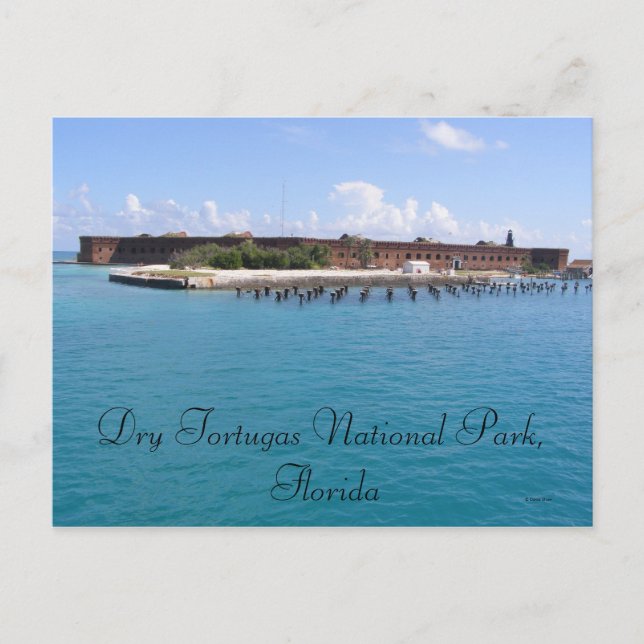 Dry Tortugas Postkarte (Vorderseite)