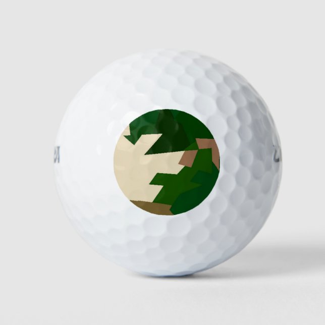 Dry Tundra Camouflage Golfball (Vorderseite)