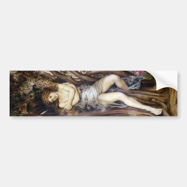 Dryad (Beautiful Tree Nymph) (Griechischer Mythos) Autoaufkleber (Vorne)