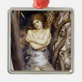 Dryad (Beautiful Tree Nymph) (Griechischer Mythos) Ornament Aus Metall