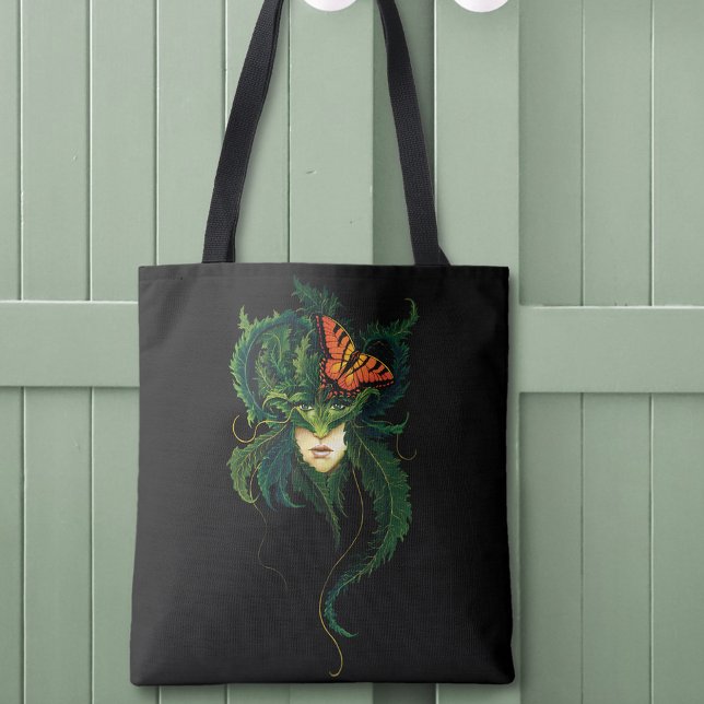 Dryad Green Blätter Butterfly Tasche (Von Creator hochgeladen)